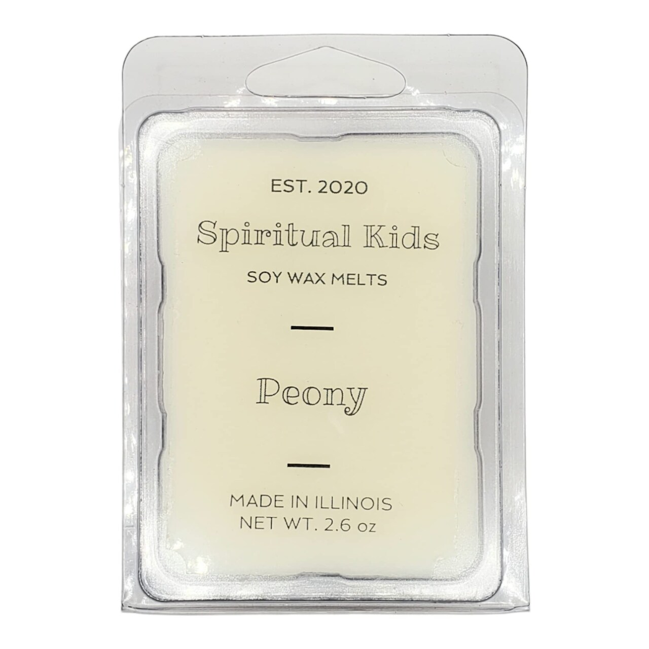 Peony 1 Pack 2.6oz All Natural Soy Wax Melts 6 cubes Hand Poured with Fragrant/Essential Oils!